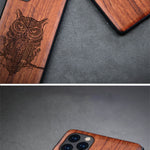 Slim Wood Back Cover For iPhone