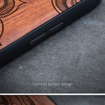 Slim Wood Back Cover For iPhone