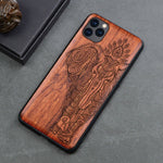 Slim Wood Back Cover For iPhone
