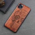 Slim Wood Back Cover For iPhone