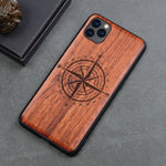 Slim Wood Back Cover For iPhone