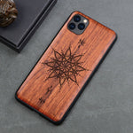 Slim Wood Back Cover For iPhone